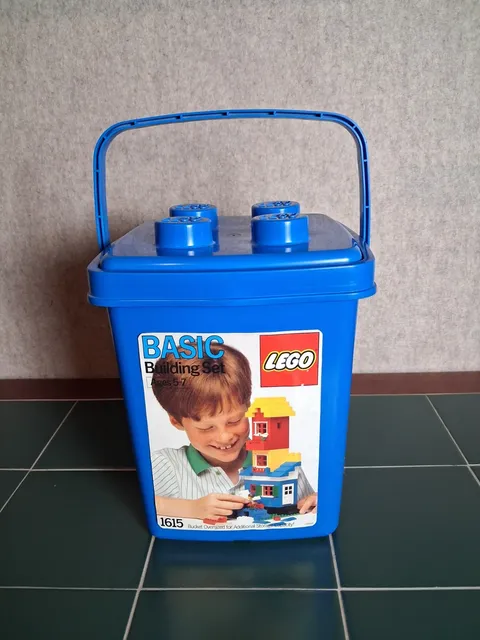 Vintage Rare 1987 Lego Basic Building Set 1615 500 Pieces