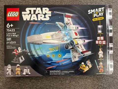 LEGO Star Wars 75423 Luke's Red Five X-Wing 581pcs Smart Play Set Never Opened