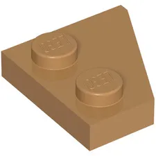 10x LEGO® Part 24299 - Wedge, Plate 2 x 2  Left