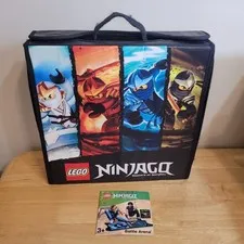 LEGO Ninjago Masters of Spinjitzu Battle Arena Carrying Case Portable Green