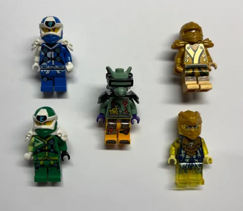 5 Pack LEGO Minifigure Lot Authentic Bulk Collectible Used