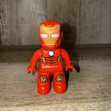 ⭐️ LEGO DUPLO IRON MAN Marvel Avengers Figure Superhero in RED SUIT Replacement