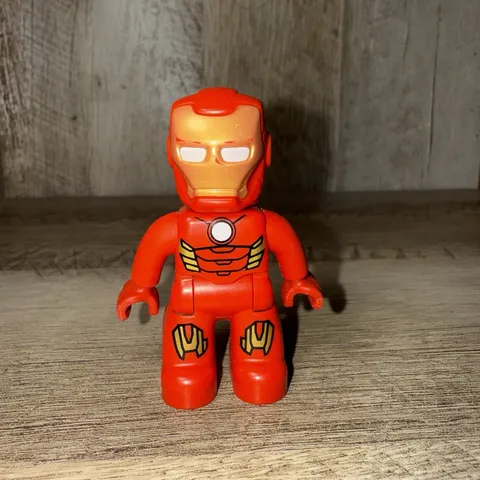 ⭐️ LEGO DUPLO IRON MAN Marvel Avengers Figure Superhero in RED SUIT Replacement