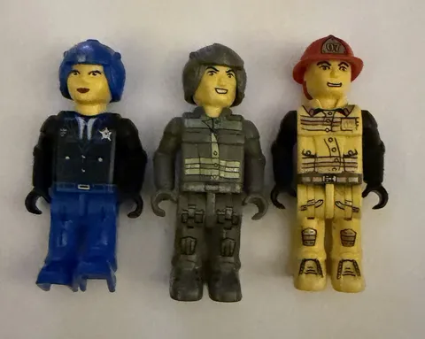 LEGO Jack Stone Minifigures Lego Junior People Lot of 7 Workers Fireman