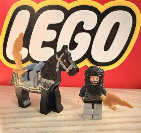 Lego Prince Of Persia Hassansin Leader Minifigure With Horse & Accessories 
