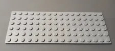 #3781# Genuine Lego 3027 Plate 6 X 16 in light bluish grey in NEW condition