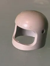 Lego Light Gray Spaceman Space Helmet Knight Helmet Rare Piece Read Description