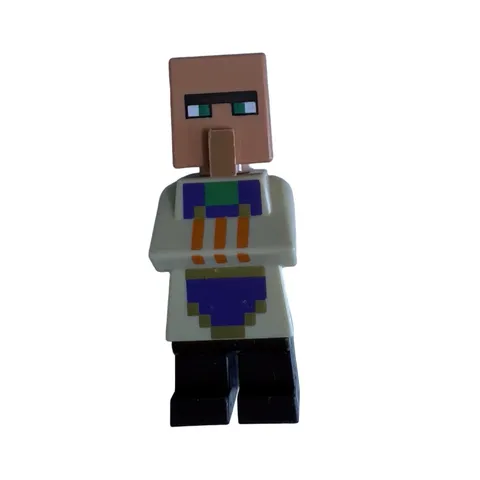 LEGO Minecraft Villager Cleric Desert Biome Outfit Minifigure - min076 21160