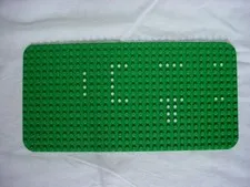 LEGO 374px2 Baseplate 16x32 w/Round Corners & Set 356/540 Dots