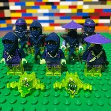 LEGO NINJAGO Attack of the Morro Dragon 70736 Set Retired Used Figures Only 2015