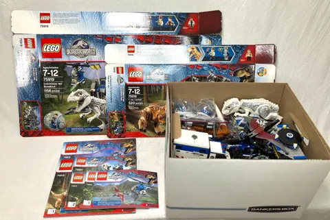 LEGO Jurassic World Set Lot 75915, 75916, 75917, 75918, 75919 5 Sets 100% CIB