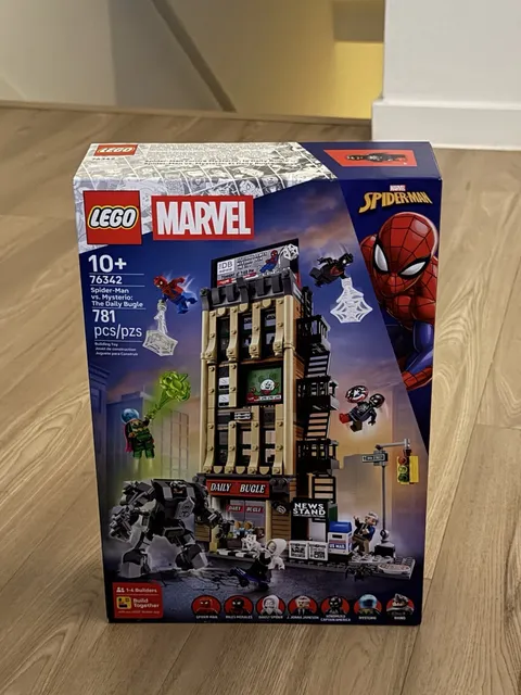 LEGO Marvel Spider-Man vs. Mysterio Daily Bugle 76342 781pc Set 10+ Box