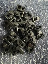 LEGO 26047 Black Plate, Round 1 x 1 with Bar Handle 25 Pieces