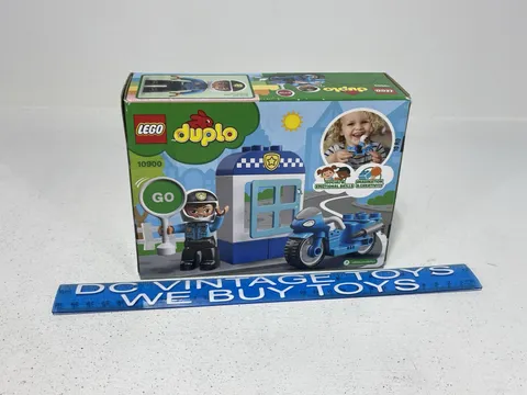NEW IN BOX/Sealed  Lego DUPLO 10900 Police Bike  - 8 Pieces - Age 2+