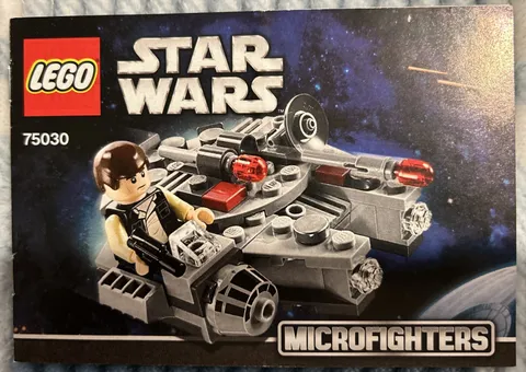 2014 LEGO Star Wars Microfighters Instruction Manual #75030 Excellent Condition