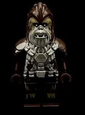 Lego Star Wars Tarfful Misprint Minifigure Head Rare Prototype Test Print Error