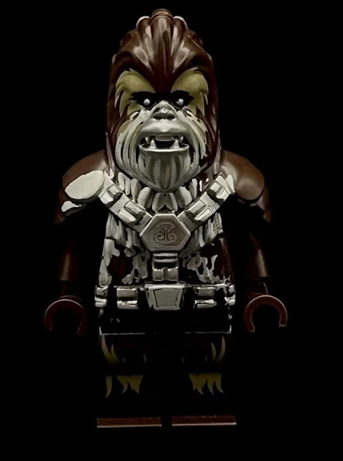 Lego Star Wars Tarfful Misprint Minifigure Head Rare Prototype Test Print Error