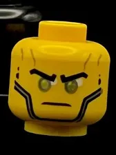 Lego Ninjago Zane Misprint Minifigure Head Factory Prototype Test Print Error
