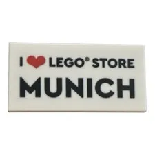 LEGO Tile | I love LEGO Store Munich | Munich Opening Day 9/29/22 | NEW