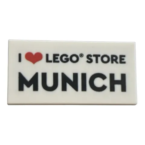 LEGO Tile | I love LEGO Store Munich | Munich Opening Day 9/29/22 | NEW