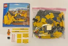 Lego 7685 Town City Construction Dozer Complete Pieces Missing Two stickers 2009