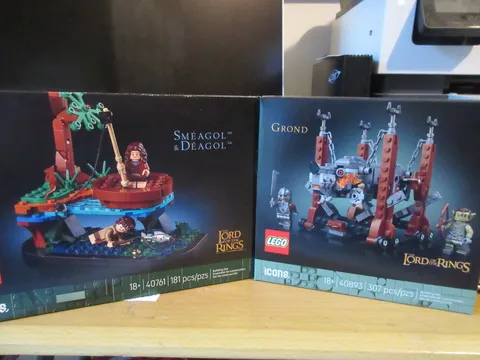 LEGO LOTR Pair 40761 40893 Sméagol & Déagol  and Grond New & Sealed