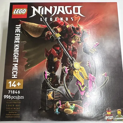 LEGO NINJAGO Legends The Fire Knight Mech 71846 996 pcs 14+ Poster