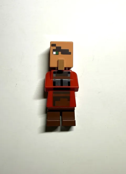 NEW LEGO Minecraft Blacksmith Villager Minifigure Savannah Biome Outfit
