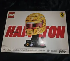 LEGO 43022 Scuderia Ferrari HP Lewis Hamilton Helmet Instruction Manual Booklet