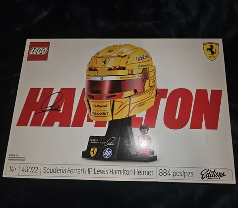 LEGO 43022 Scuderia Ferrari HP Lewis Hamilton Helmet Instruction Manual Booklet
