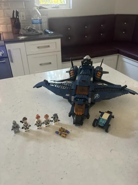 LEGO Marvel 76126 avengers endgame 97 % complete