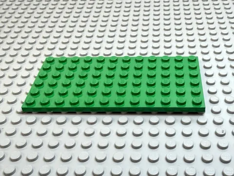 1990s LEGO Green Plate 6 x 12- Part# only Pirates Town 6246 6338 6561  #3028