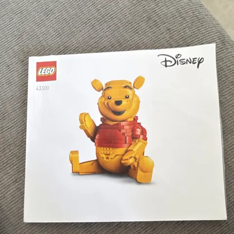 LEGO Disney Winnie the Pooh Illustrated Instruction Manual Booklet 43300