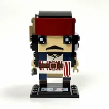 LEGO BrickHeadz Captain Jack Sparrow 41593 Used COMPLETE