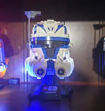 LEGO Star Wars Captain Rex Helmet 75349 (854 pcs) Display Stand Included