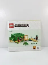 Lego Minecraft Instructions Manual Book Only - Set 21254
