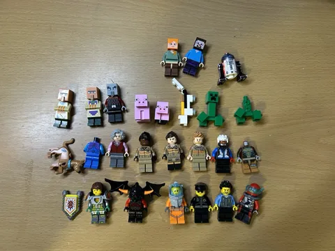 Lego Minecraft,Ghostbuster,Overwatch,Scooby Doo, City,Nexo Knights,Star wars Lot