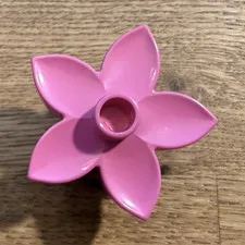 LEGO Pink Plant & Flower Part Piece, Plastic, 1 Piece, Age Level 4+ DUPLO