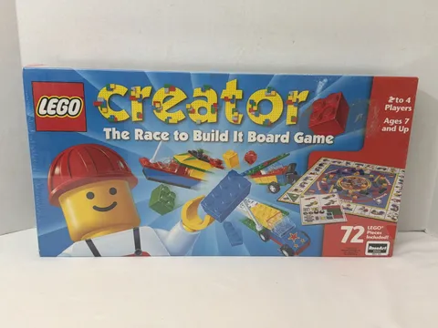1999 LEGO Creator The Race to Build It Board Game Rose Art Edition Sealed