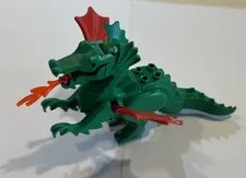 Lego Classic Green Dragon Minifigure Red Wings 6076 / 6082