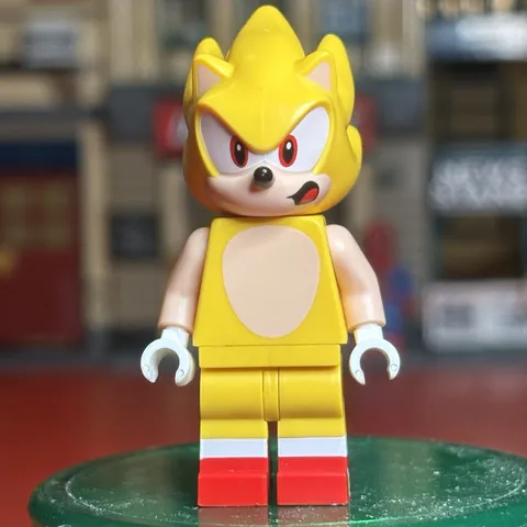 Lego Super Sonic son019 Sonic The Hedgehog Minifigure.