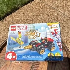 Lego Marvel Drill Spinner Vehicle Unopened Box Is Less Than Perfect