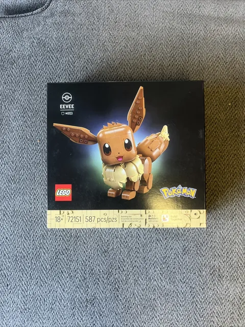 Lego Pokemon Eevee  587 Piece Building Set 72151