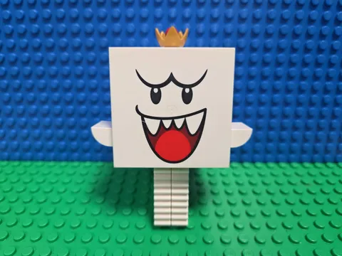 LEGO King Boo Minifigure 71377 mar0005 Super Mario CMF Lot Rare Retired Vintage 