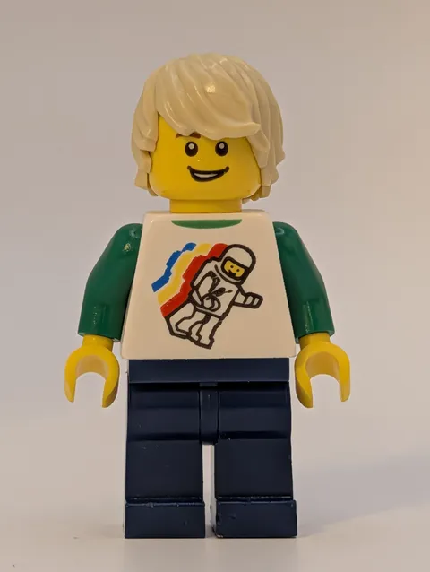 LEGO Creator Boy TWN296 Minifigure 31067 Classic Space Shirt Tan Hair