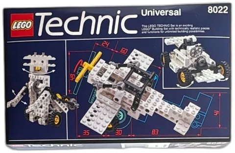 LEGO Technic Universal Set 8022 1993 Vintage Complete Boxed Denmark Swiss