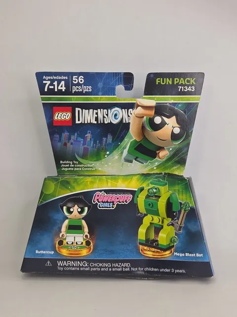 LEGO Dimensions 71343 Powerpuff Girls Buttercup Fun Pack NEW Box Damage