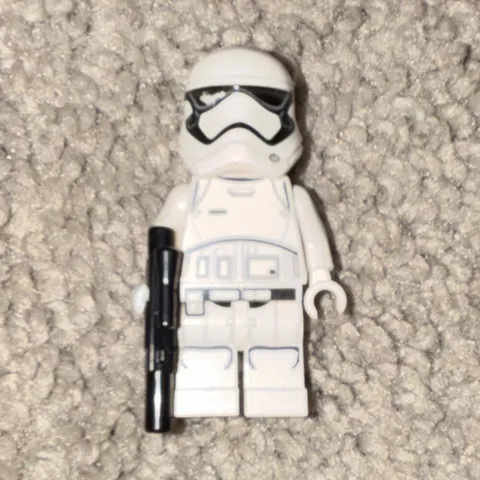 LEGO Star Wars First Order Stormtrooper Minifigure w/ Helmet & Blaster