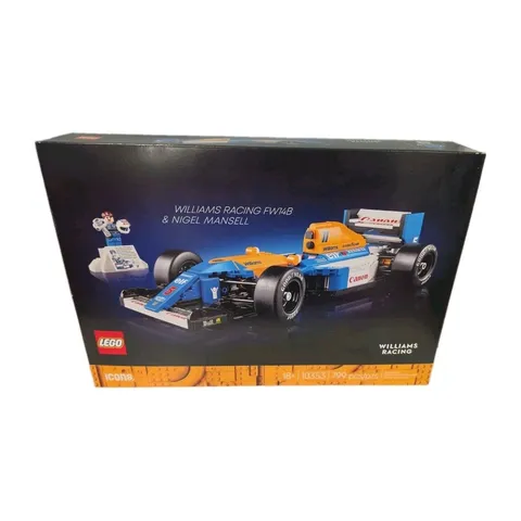LEGO Icons Williams Racing FW14B & Nigel Mansell Model Car Set for