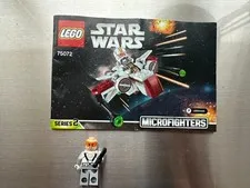 LEGO Star Wars 75072 ARC-170 Starfighter Microfighter Minifigure & Manual ONLY